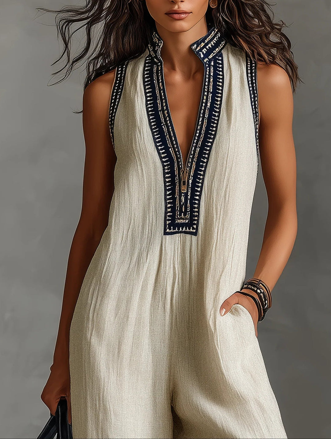 Fiamma | Elegant Sleeveless Jumpsuit