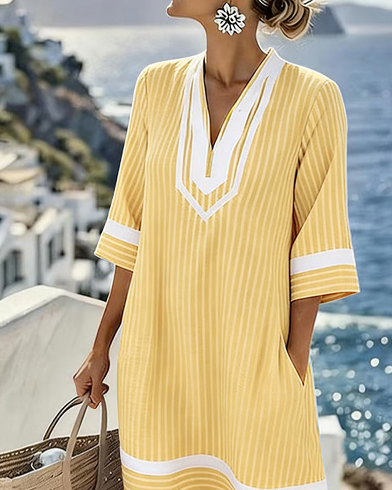 Alisia | Short Sleeved Dress