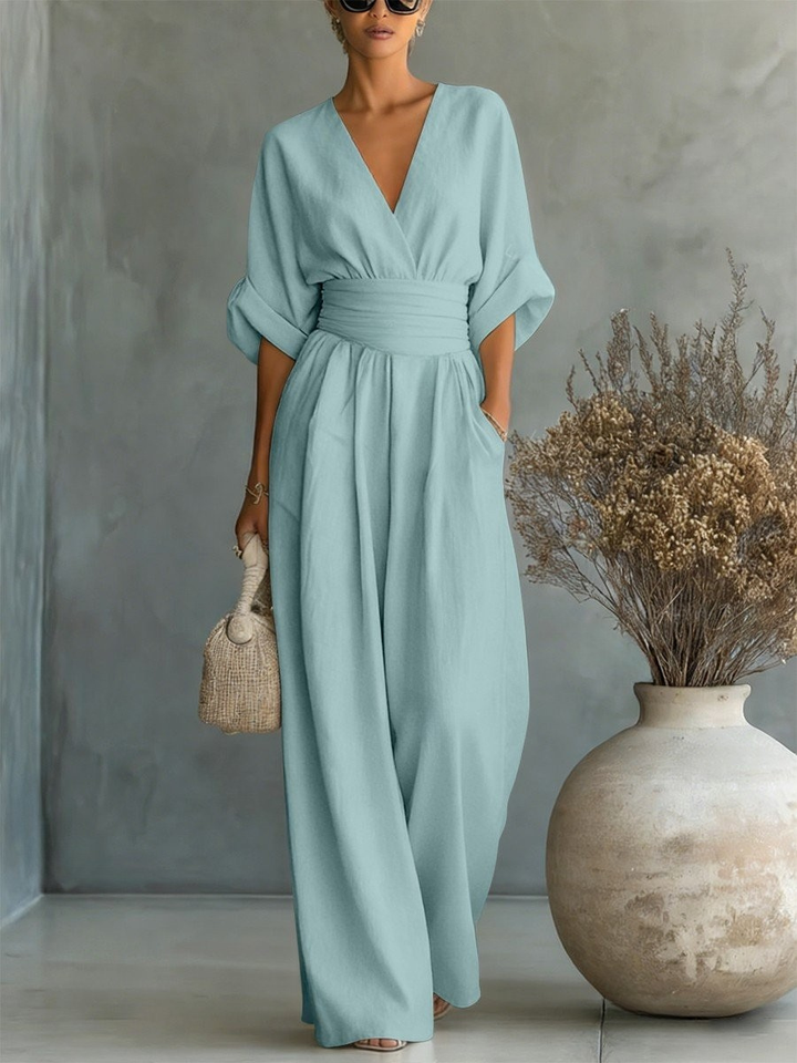 Vera | Essential V-Neck Jumpsuit