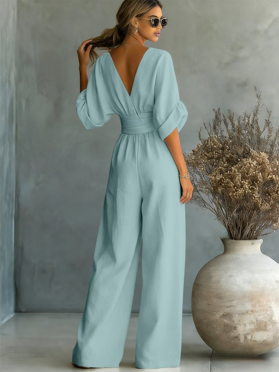 Vera | Essential V-Neck Jumpsuit