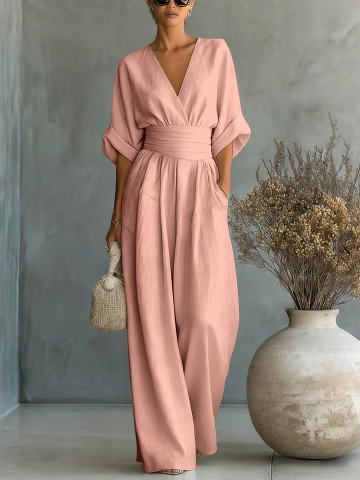Clarissa | Essential V-Neck Jumpsuit