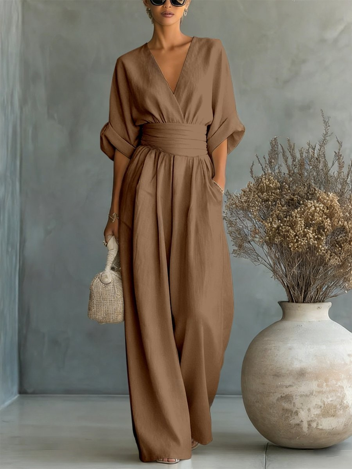Joy | Essential V-Neck Jumpsuit