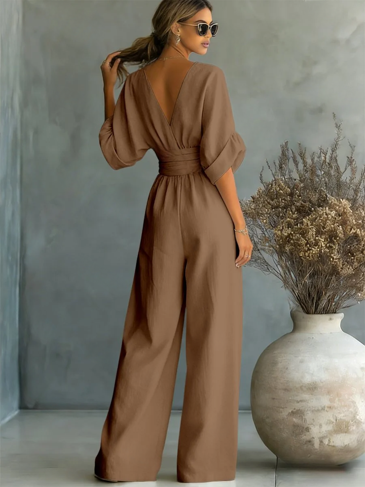 Joy | Essential V-Neck Jumpsuit