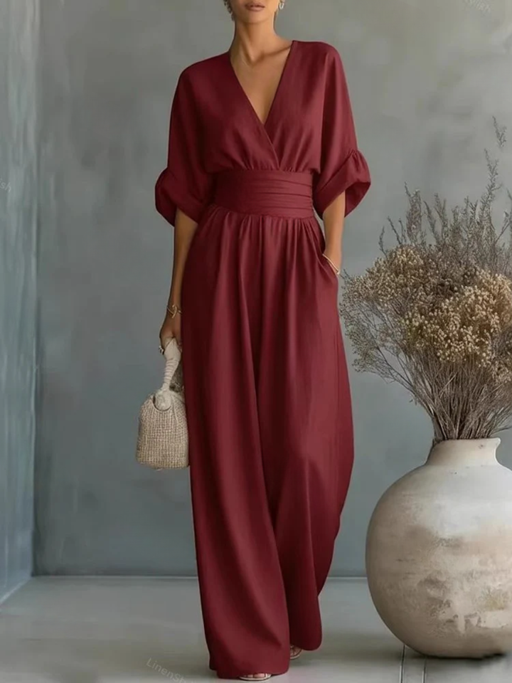 Iris | Essential V-Neck Jumpsuit