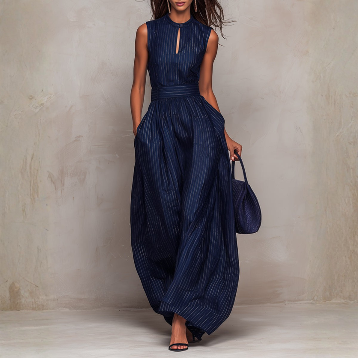 Genevieve | Striped Wide-Leg Jumpsuit