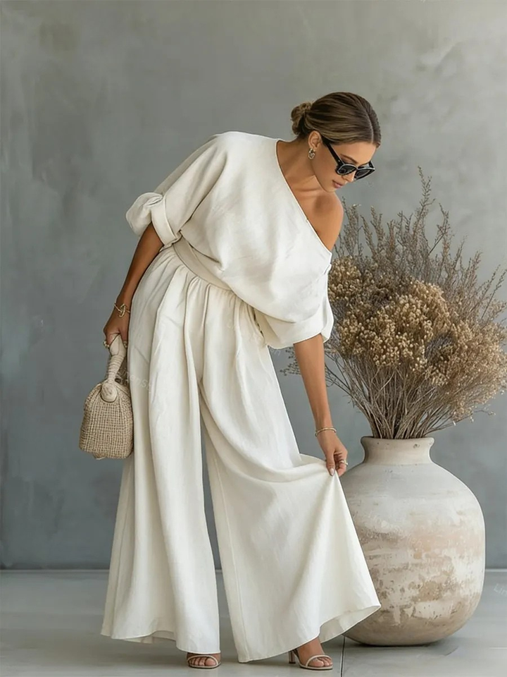 Aria | Strapless Tailored Two-Piece Set