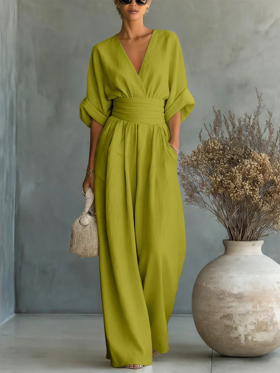 Zara | Essential V-Neck Jumpsuit