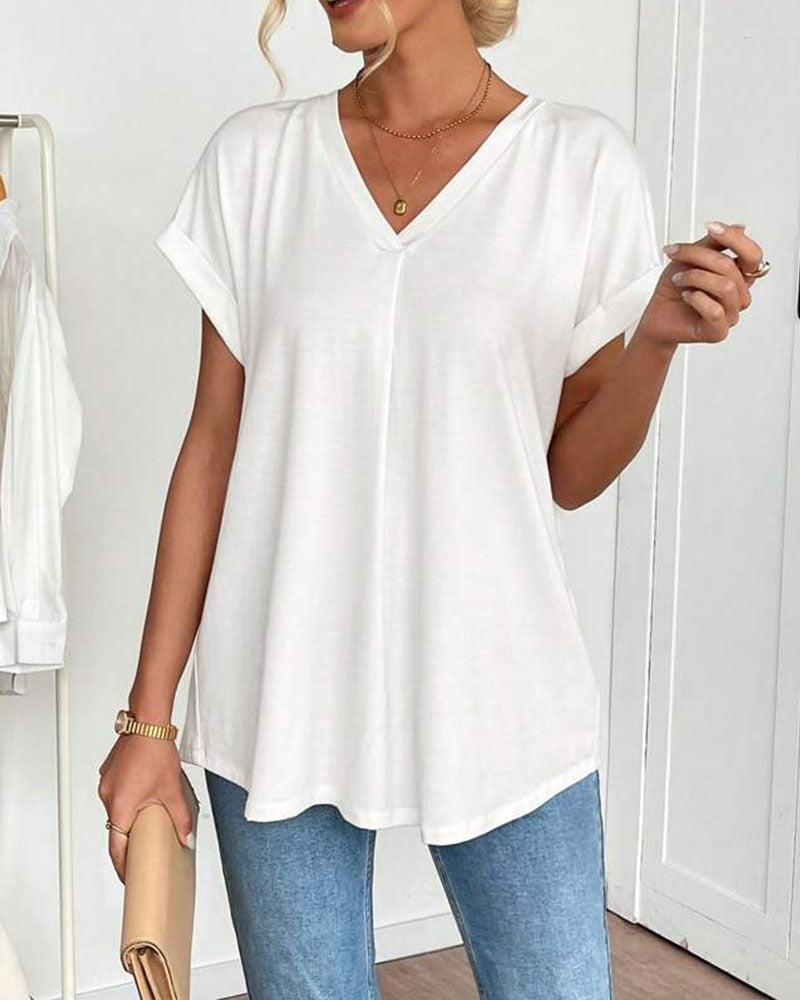 Estella | Casual Patchwork T-shirt