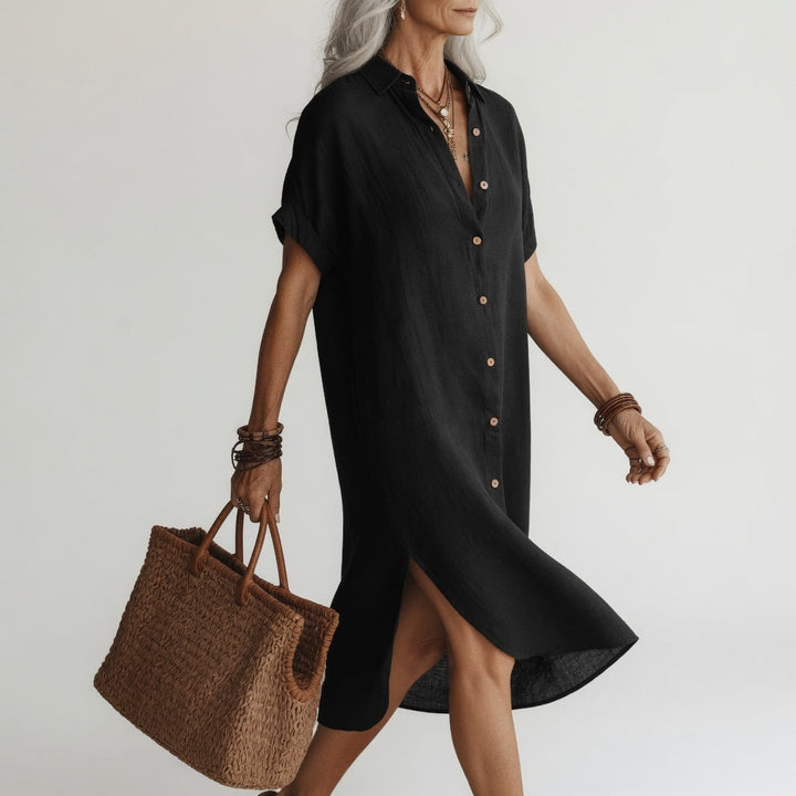 Evanelie | Midi Shirt Dress