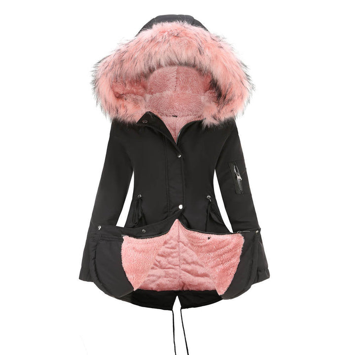 MARINA | Warm Velvet-Trimmed Parka