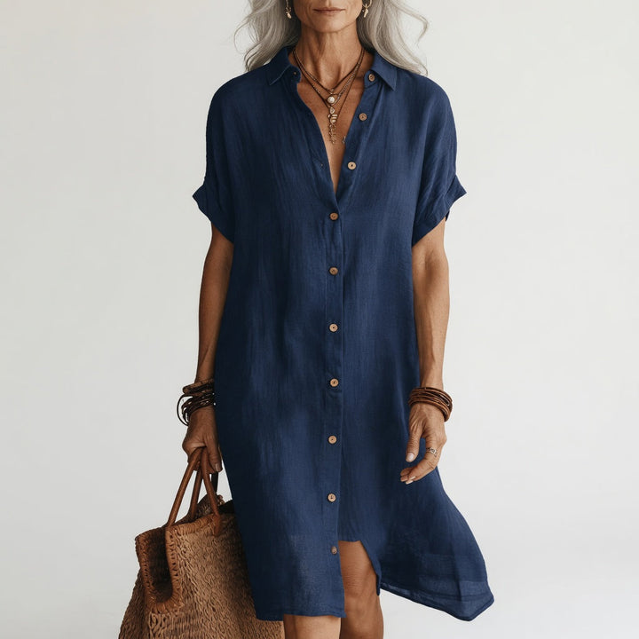 Evanelie | Midi Shirt Dress