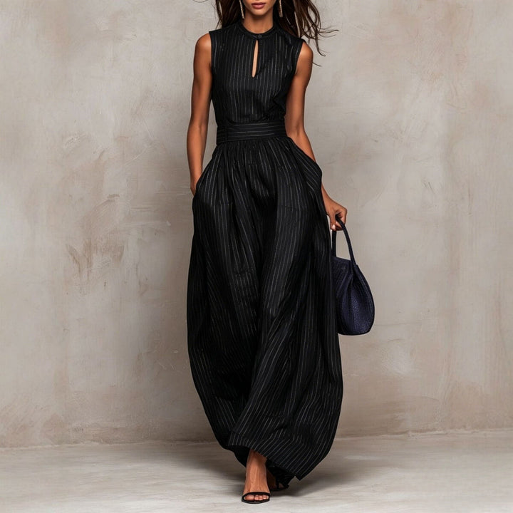 Genevieve | Striped Wide-Leg Jumpsuit