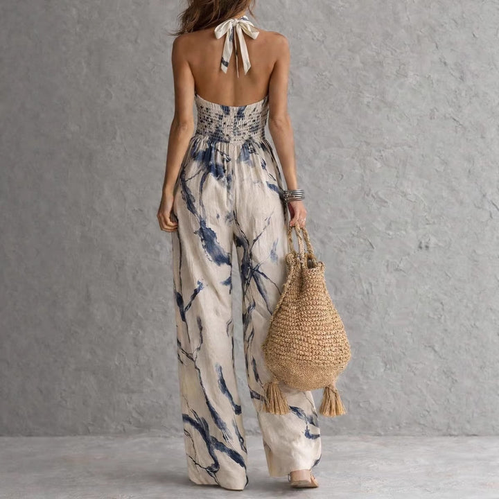 Aveline | Elegant Halterneck Jumpsuit