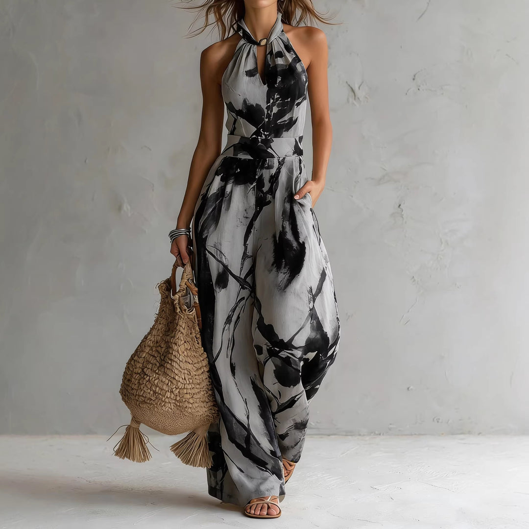 Aveline | Elegant Halterneck Jumpsuit