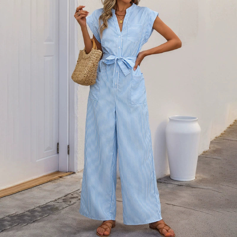 Sienna | Striped Jumpsuit