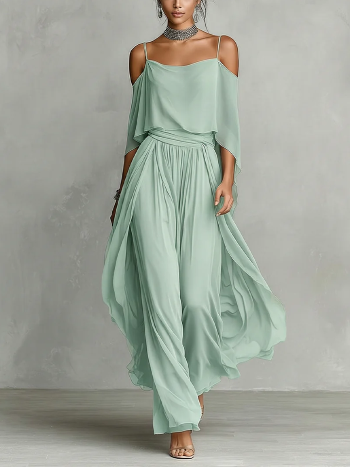 Ivah | Off-Shoulder Flowy Set