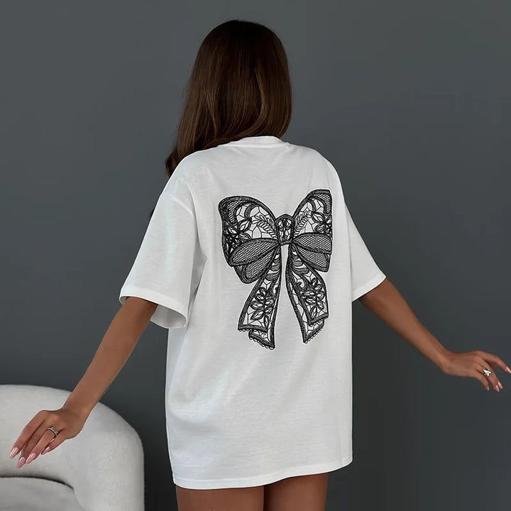 TALIE | Cute &amp; Comfy Bow Tee