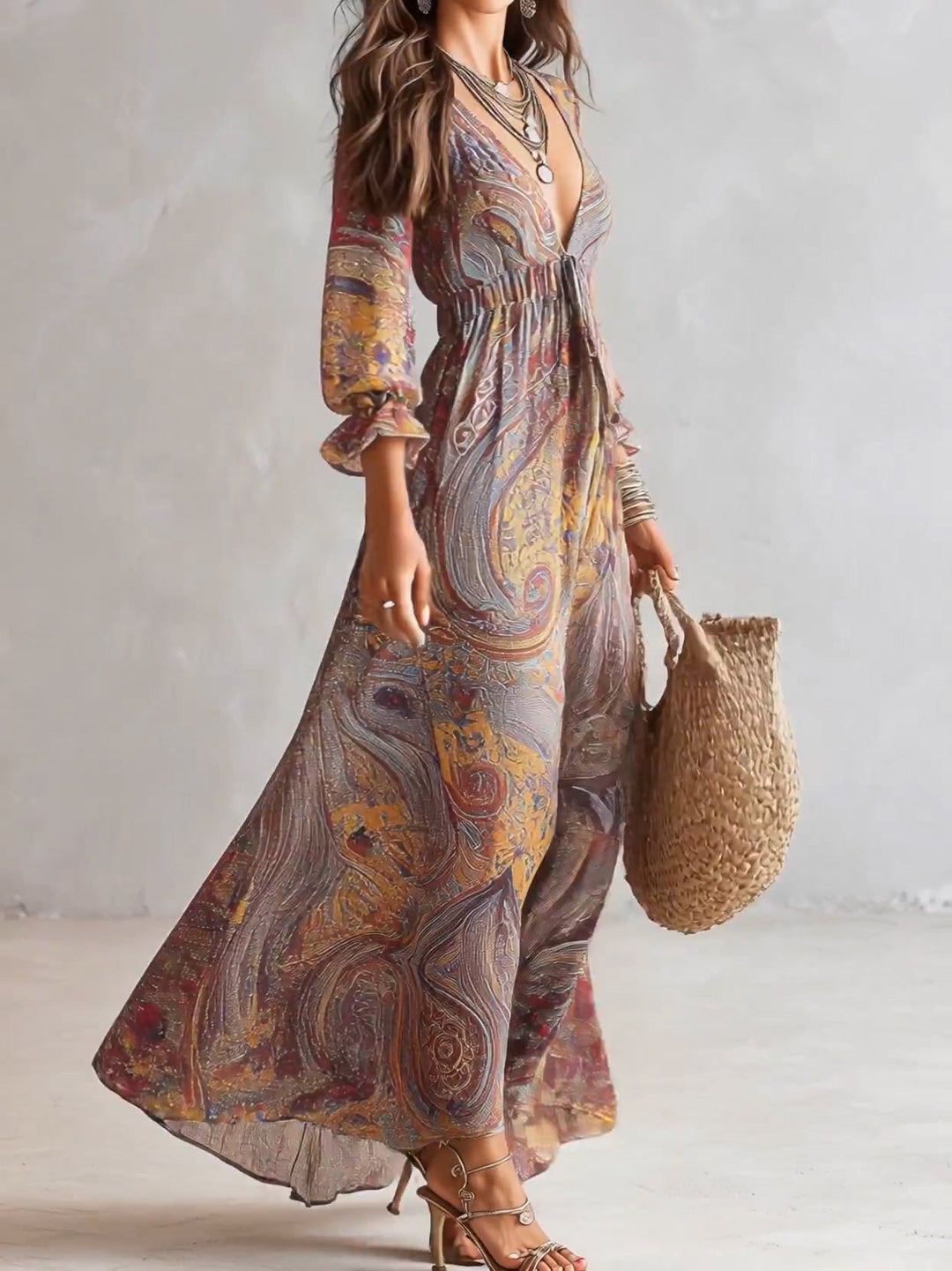 Paisley | Elegant Maxi Dress