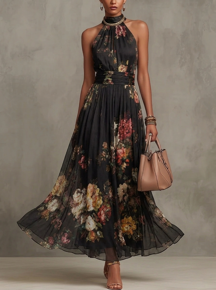 Dahlia | Floral Maxi Dress