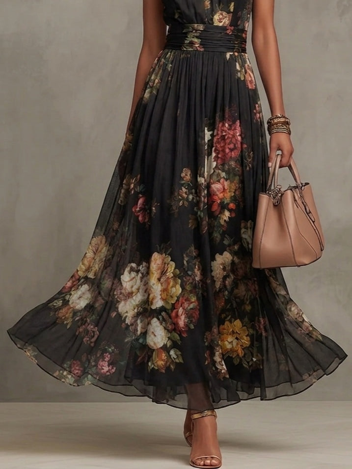 Dahlia | Floral Maxi Dress