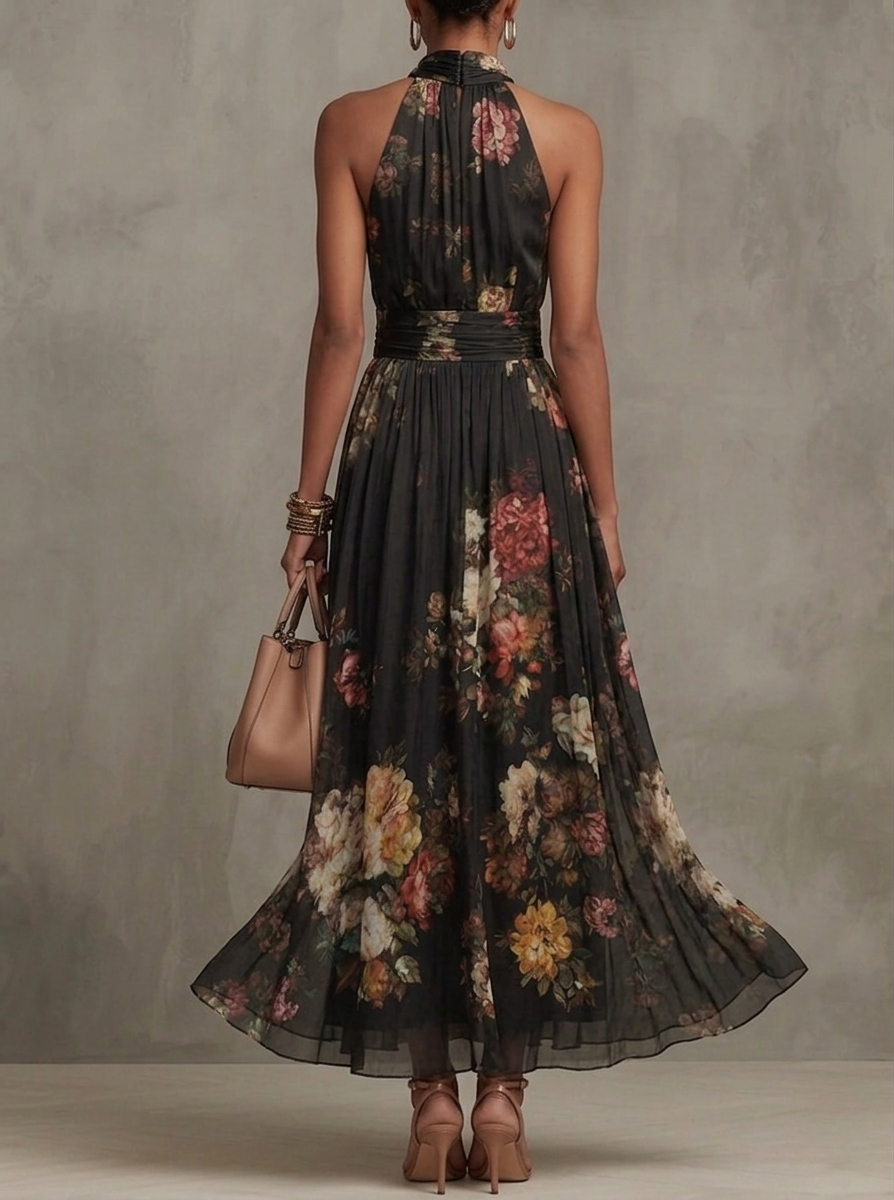 Dahlia | Floral Maxi Dress