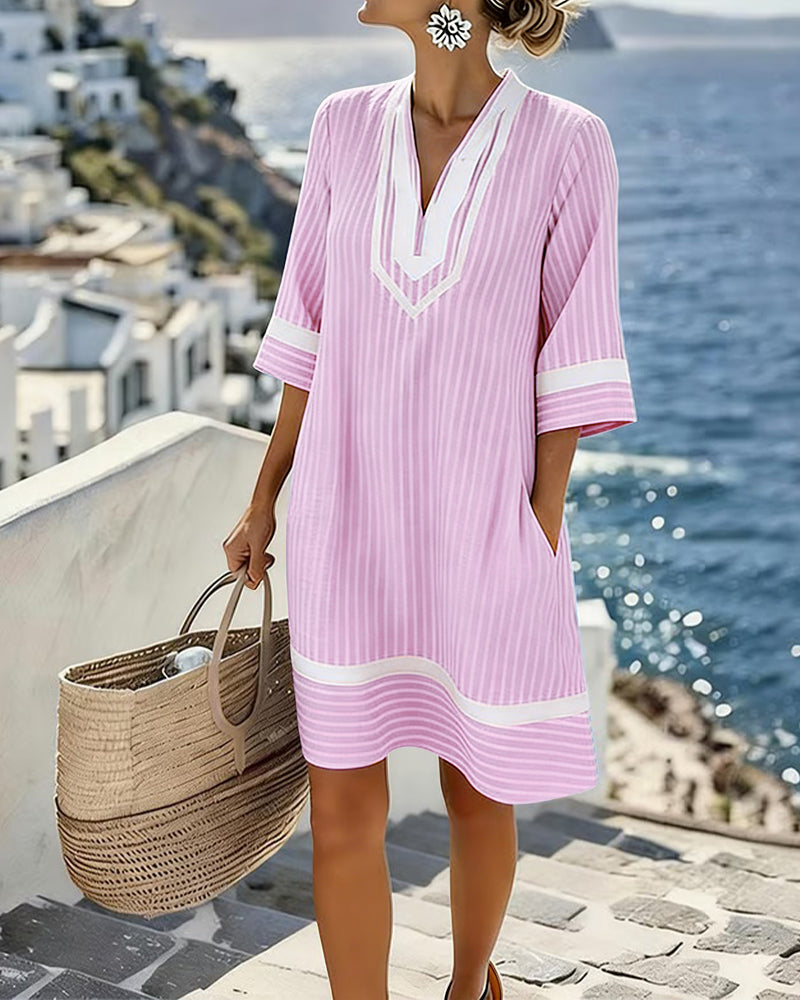 Alisia | Short Sleeved Dress