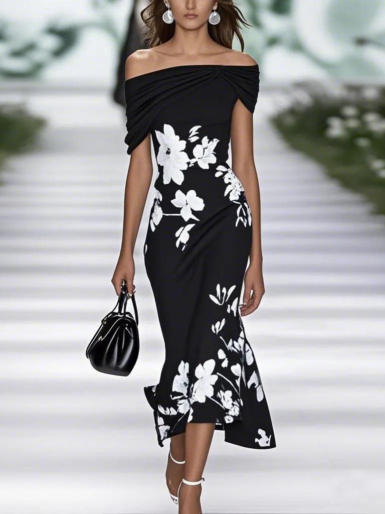 Frederique | Vestido elegante con estampado floral