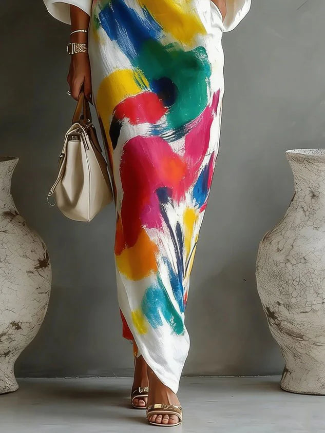 Sienna | Elegant One-Shoulder Maxi Dress